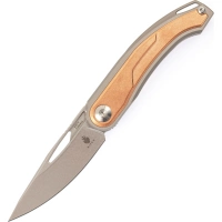 Складной нож Kizer Apus, сталь CPM S35VN, рукоять титан/ Bronze Carbon купить в Владикавказе